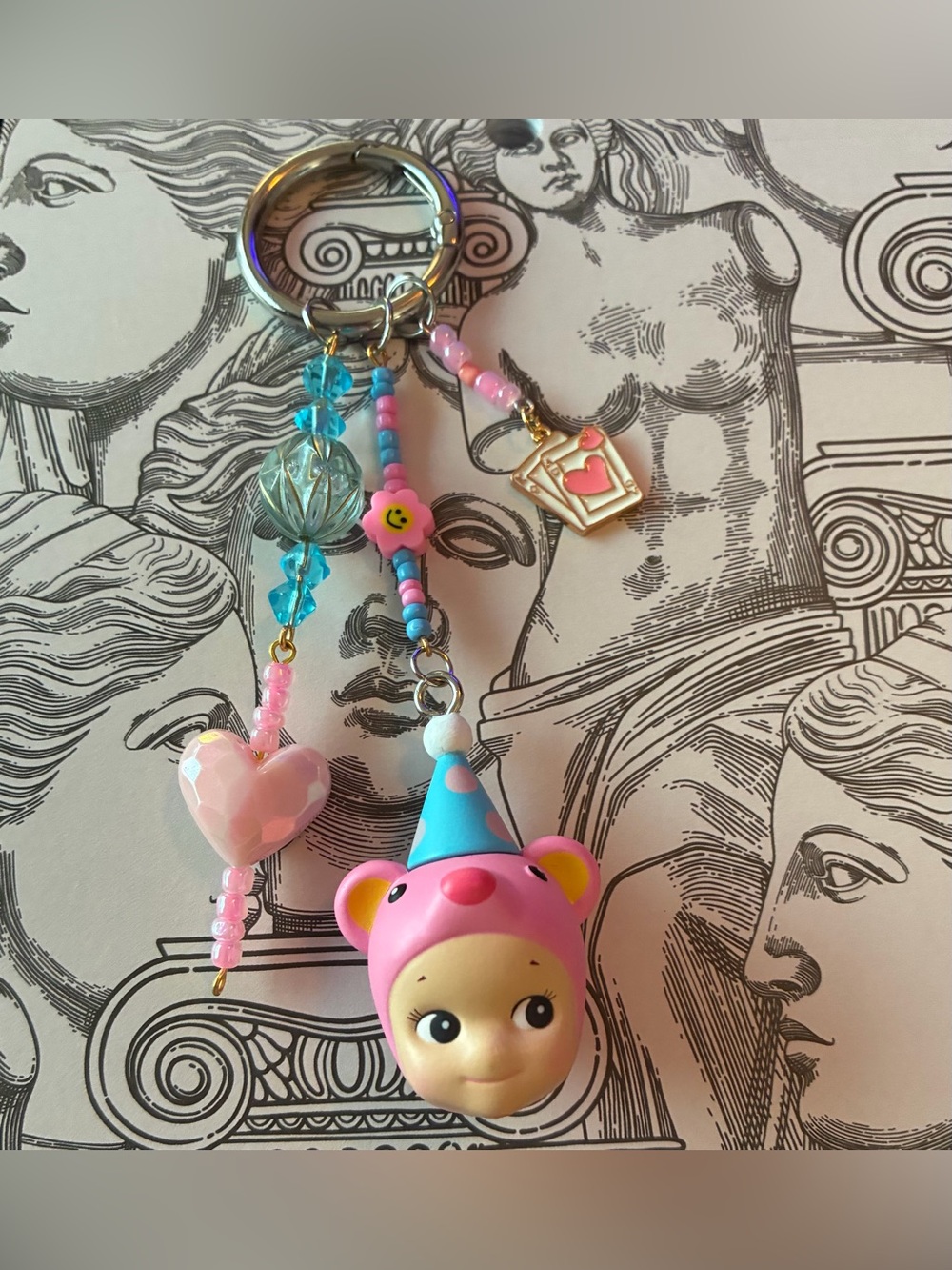 Handmade sonny angel keychain <3